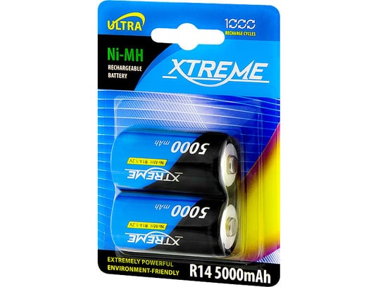 2x Akumulator XTREME R14 Ni-MH 5000mAh Xtreme