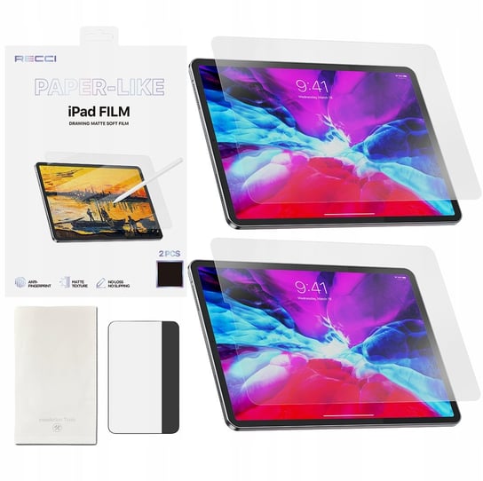 2x FOLIA MATOWA OCHRONA DO APPLE IPAD Air 10.9 / iPad Pro 11 PAPER Recci