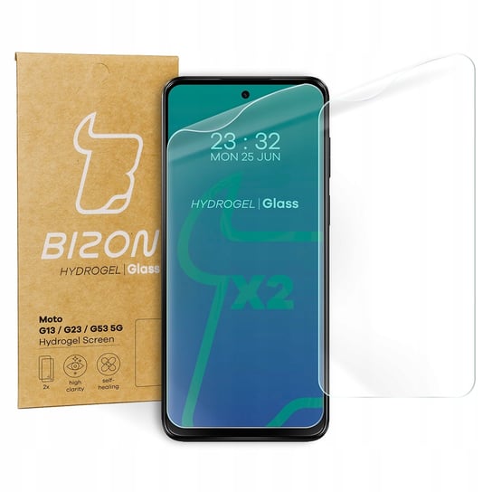 2X Folia Na Ekran Bizon Do Moto G13 / G23 / G53 Bizon