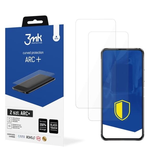 2x Folia na zaokrąglony ekran do do Asus Zenfone 7 Pro - 3mk ARC+ 3MK