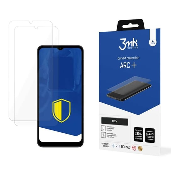 2x Folia na zaokrąglony ekran do do Motorola Moto E13 - 3mk ARC+ 3MK