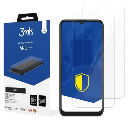 2x Folia na zaokrąglony ekran do do Motorola Moto E7 Power - 3mk ARC+ 3MK