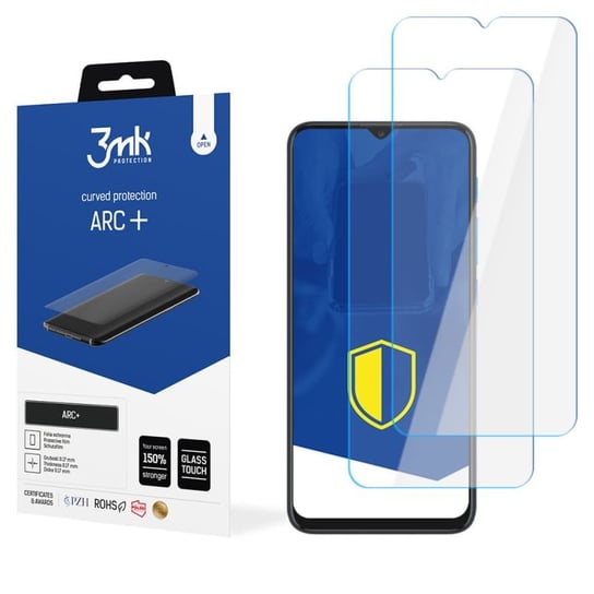 2x Folia na zaokrąglony ekran do do Motorola Moto E7i Power - 3mk ARC+ 3MK