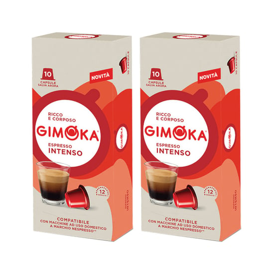 2x Kapsułki do ekspresu GIMOKA Intenso Nespresso 10 sztuk Gimoka