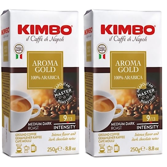 2x Kawa mielona KIMBO Aroma Gold 250 g Kimbo
