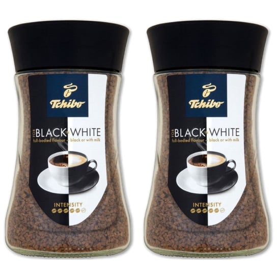 2x Kawa rozpuszczalna TCHIBO BLACK & WHITE SŁOIK 200G Tchibo