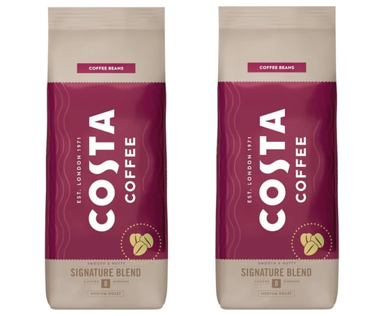 2x Kawa ziarnista COSTA COFFEE Medium signature blend 1 kg Costa Coffee