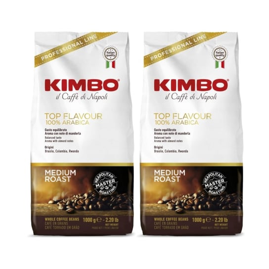 2x Kawa ziarnista KIMBO Espresso Bar Top Flavour 1 Kg Kimbo
