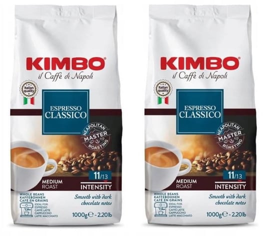 2x Kawa ziarnista KIMBO Espresso Classico 1 kg Kimbo