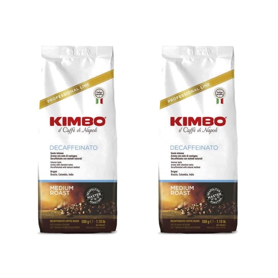 2x Kawa ziarnista KIMBO Espresso Decaffeinato 500g Kimbo
