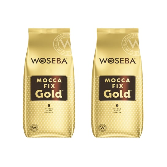 2x Kawa ziarnista WOSEBA Mocca Fix Gold 1 kg Woseba