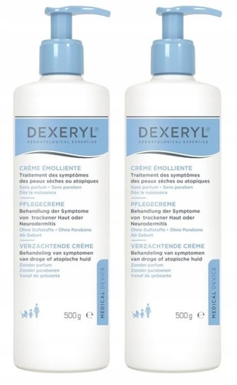 2x Krem Dexeryl Emolient do skóry suchej i atopowej AZS 500 ml Dexeryl