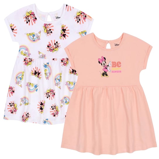 2x Letnia, niemowlęca sukienka Myszka Mickey i Przyjaciele, OEKO-TEX Disney