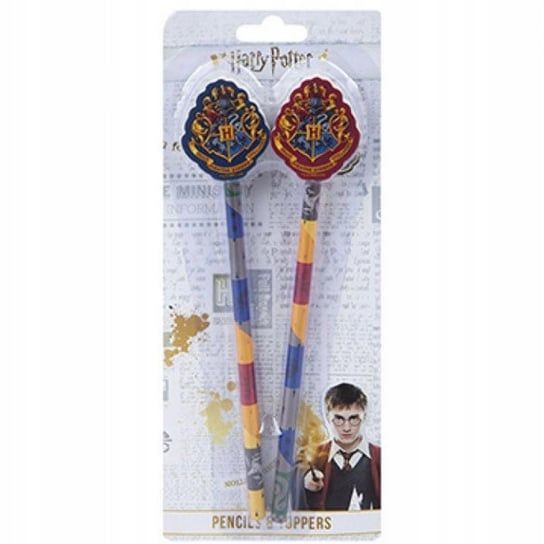 2X Ołówek + Gumka Harry Potter Hogwarts Inny producent
