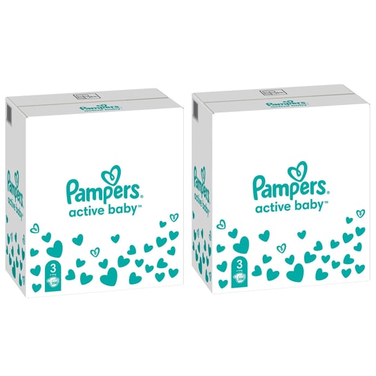 2x Pieluchy PAMPERS Active Baby 3 (6-10 kg) Midi 208 szt Pampers