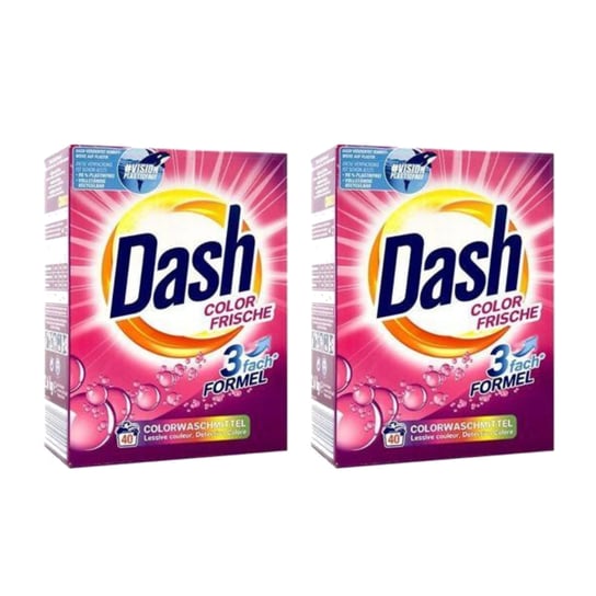 2x Proszek do prania DASH Color Frische 40 prań 2,6 kg DASH
