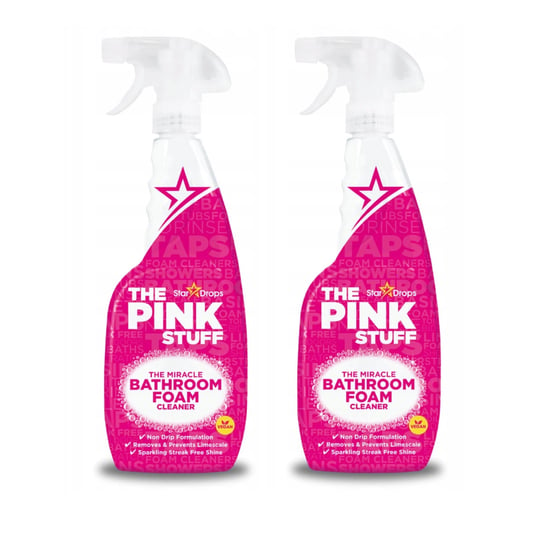 2x Środek czyszczący do łazienki THE PINK STUFF Bathroom Foam Cleaner 750 ml The Pink Stuff