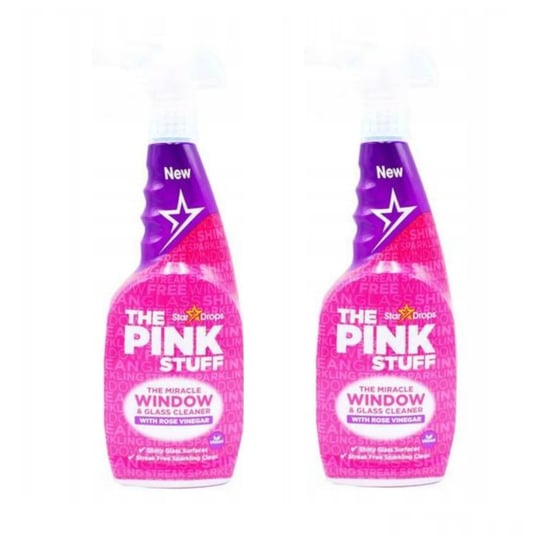 2x Środek do czyszczenia okien i szyb THE PINK STUFF Glass Rose 750 ml The Pink Stuff