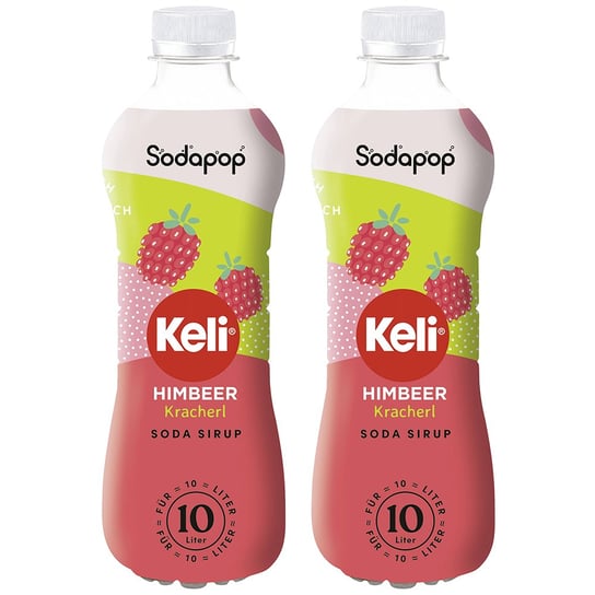 2X Syrop Sodapop Soda Keli Malina 500Ml Koncentrat Do Saturatora Wody Sodapop