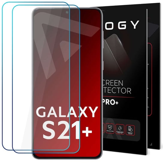 2x Szkło hartowane 9H Alogy ochrona na ekran do Samsung Galaxy S21 Plus 4kom.pl