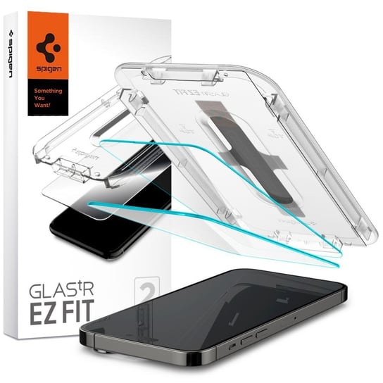 2X Szkło Hartowane Spigen Glas.Tr Ez Fit Do Iphone 14 Pro Max Clear Braders