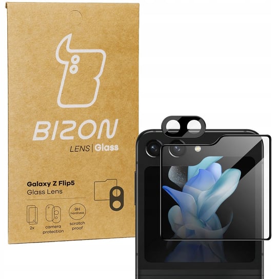 2x Szkło na aparat Bizon do Galaxy Z Flip5 Bizon