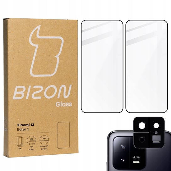 2X Szkło + Szybka Na Aparat Bizon Do Xiaomi 13 Bizon