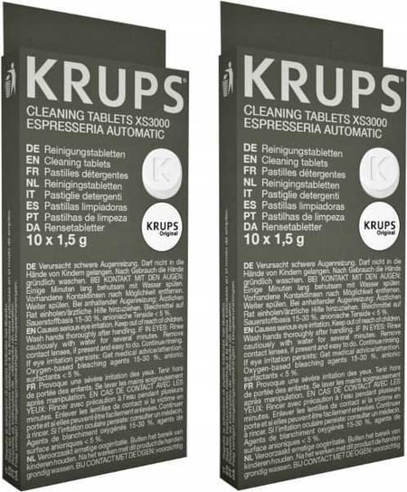 2x Tabletki czyszczące do ekspresu KRUPS XS3000 KRUPS