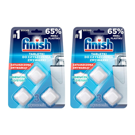 2x Tabletki do czyszczenia zmywarki FINISH czyścik 3 szt FINISH
