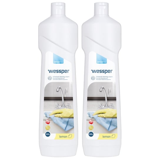 2X Wessper, Creammax Uniwersalne Mleczko Do Czyszczenia Cytryna 550Ml Wessper