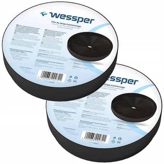 2X Wessper Filtr Węglowy Do Okapu Akpo Wk-6 Wk-8 Wk9 - Zamiennik Wessper