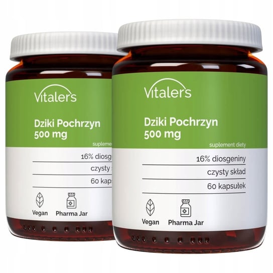 2x Wild Yam Pochrzyn Włochaty Ekstrakt Objawy Menopauzy Spokój Nerwy 60k Inna marka