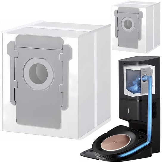 2x Worek do stacji Clean Base iRobot Roomba i3+ i4+ i5+ i6+ i7+ i8+ j7+ s9+ Novaza Tech