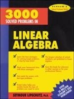 3,000 Solved Problems in Linear Algebra Lipschutz Seymour