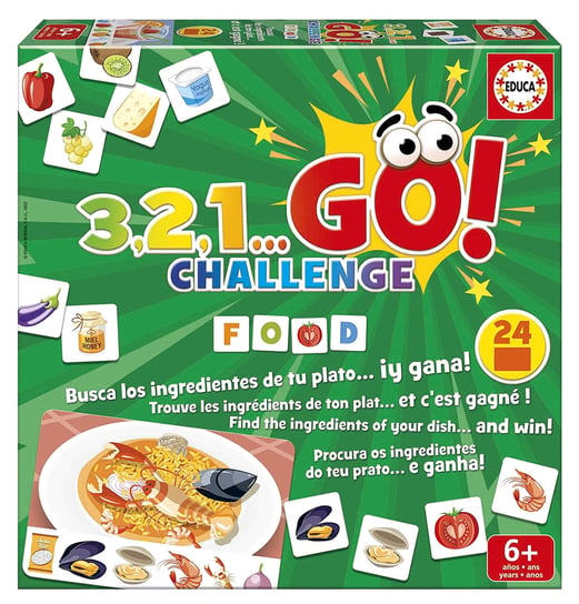 3, 2, 1... Start!, Wyzwanie: Jedzenie, gra edukacyjna, Educa Educa