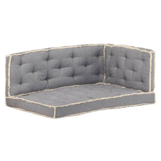 3-częściowa poduszka na sofę z palet, antracytowa vidaXL