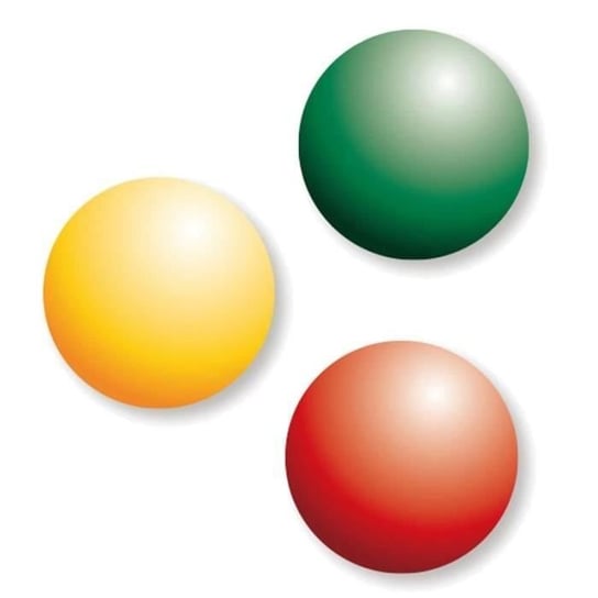 3 farby witrażowe na bazie wody - 25 ml - żółto-czerwono-zielone Youdoit