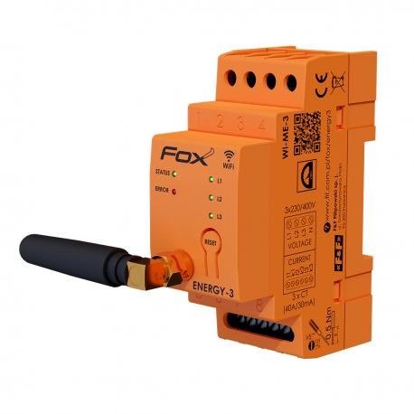 3-fazowy monitor zużycia energii wi-fi ENERGY 3 FOX F&F F&F