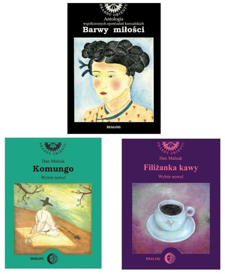 3 książki - Barwy miłości / Komungo / Filiżanka kawy - Literatura koreańska Opracowanie zbiorowe