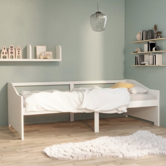 3-osobowa sofa/Łóżko, biała, drewno sosnowe, VidaXL, 90x200 cm vidaXL