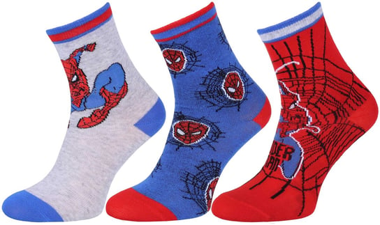 3 pary, długich skarpetek chłopięcych Spider-Man - Rozmiar - 11 lat+ 37-40 Marvel