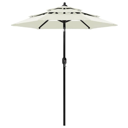 3-poziomowy parasol ogrodowy, 200x228 cm, piaskowy Zakito Home