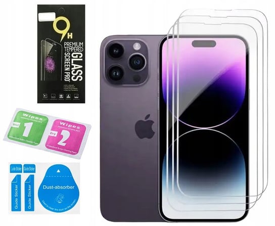 3 Szt Szybka Szkło Hartowane Do Iphone 15 Pro Max Inna marka