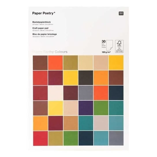 30 arkuszy papieru A4 180 g - kolor ziemi Inna marka