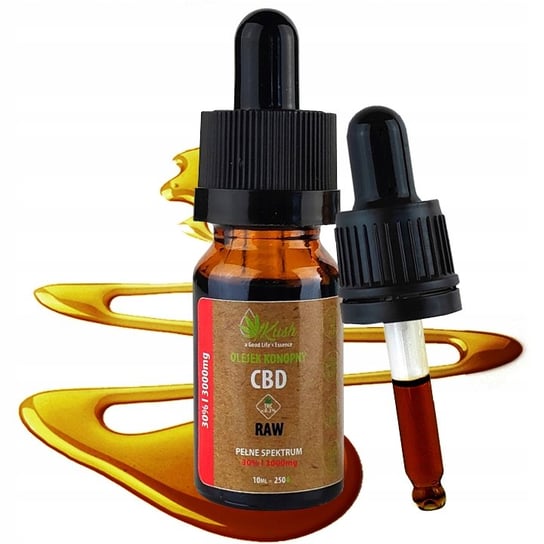 30% olejek KONOPNY CBD | THC CBC CBG CBN | RAW | FULL SPECTRUM | 10ml Kush CBD