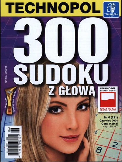 300 Sudoku z Głową Agencja Wydawnicza Technopol