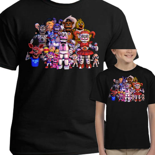 3005 Koszulka Five Nights Freddys Fnaf 152 Czarna Inna marka