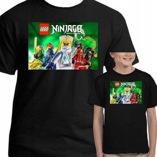 3011 Koszulka Dziecięca Lego Ninjago 104 Czarna Inny producent