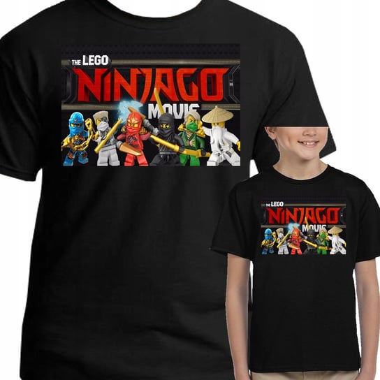 3013 Koszulka Dziecięca Lego Ninjago 128 Czarna Inny producent