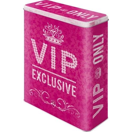 30318 Puszka XL VIP Pink Only Nostalgic-Art Merchandising